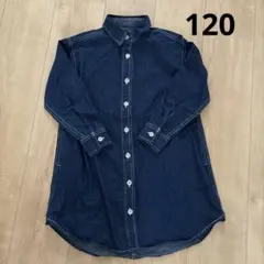 ユニクロ　デニムシャツワンピース