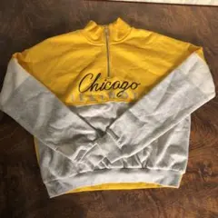 H&M イエロー・グレー トレーナー 170