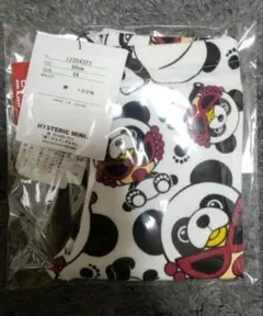 ヒステリックミニ　パンダ　レギンスパンツ　5分丈　ホワイト　ヒスミニ