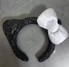 USJ ハローキティ カチューシャ 黒