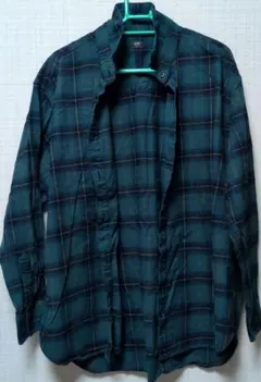 UNIQLO チェック柄 長袖シャツ XL