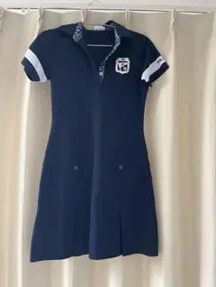 FILA GOLF 半袖ワンピース ネイビーのサムネイル