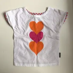 マリメッコ　marimekko Tシャツ　ハート　ドット　女の子のサムネイル