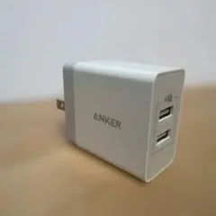 ANKER IQ急速充電器 (USB 24W 2ポート)　ケーブルおまけ付き