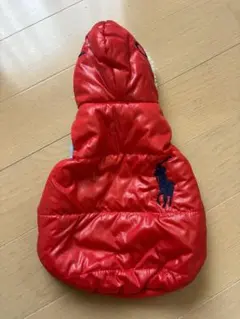 小型犬用POLOダウンジャケット風・フード付きのサムネイル