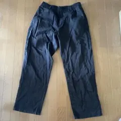 GU ブラック チノパン　シェフパンツ　L
