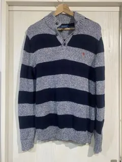Polo Ralph Lauren XLニットセーター ネイビー/グレー