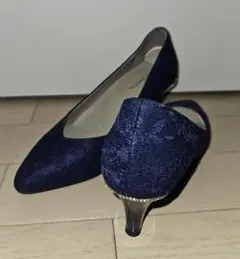 Oriental Traffic ネイビー パンプス サイズ34 22.0cm