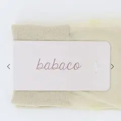 babaco ソックス アイボリーイエロー