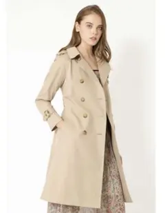 リバティプリント トレンチコート◆ JILL STUART ジル ジャケット