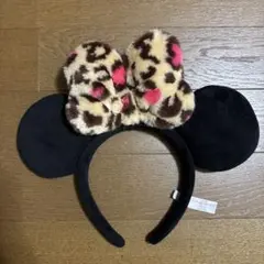 ディズニー ミニー ヒョウ柄 カチューシャ