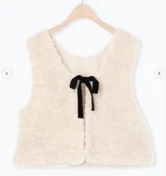 サマンサモスモス　前後2wayボアベスト