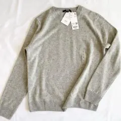 新品 未使用タグ付　UNIQLO ユニクロ　カシミヤクルーネックセーター　L