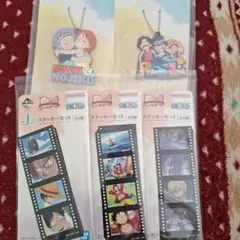 ワンピース　一番くじ　ラバーホルダー&ステッカーセット