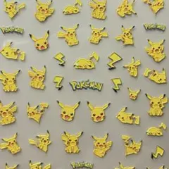 ネイルシール 5D3D立体 ピカチュウ ポケモン キャラクター