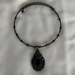 エレガントビジューチョーカー ブラック