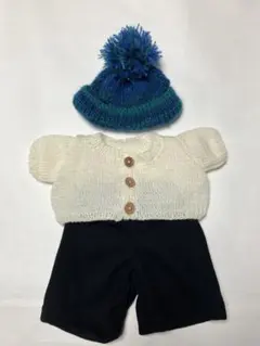 ぬいぐるみ用ハンドメイドコスチューム 約43cmサイズ対応☆ニット＆ウールセット