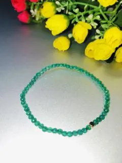 専用様　エメラルドグリーン16　アメジストとペリドット18　ブレスレット