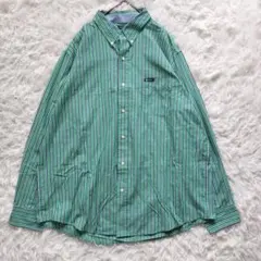 【美品】90s チャップス ラルフローレン ビックシルエットストライプシャツ