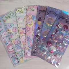 ぷっくりシール　シャカシャカシール