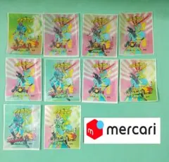 当時物 イナズマン レンチキュラー カード 手袋用 昭和レトロ 駄菓子屋 10枚