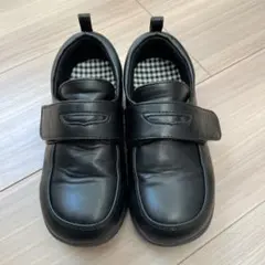 ブラック フォーマルシューズ マジックテープ式　21.0㎝