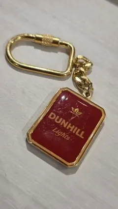 DUNHILL Lights ダンヒル　キーホルダー　中古品　レトロ 　約37g