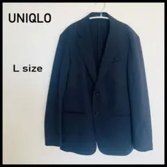 【美品】UNIQLO ユニクロ 感動ジャケット（ウールライク）Lサイズ