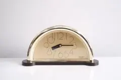 ポストモダンCITIZEN アーチ型置き時計 ゴールドレトロ