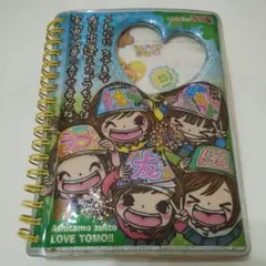 平成　レトロ　明日もずっと♡ラブ友　ハート型窓付きシール帳
