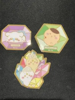 ちいかわキラキラダイカットステッカー　3枚セット