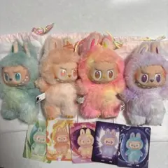 ラブブ　LABUBU 4体セット　カードセット