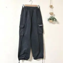 カーゴパンツ160 ブラック レディース