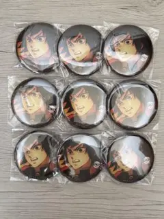 鬼滅の刃 柱稽古編 リアルタイムカフェ 無限城へと缶バッジ 冨岡義勇 悲鳴嶼行冥