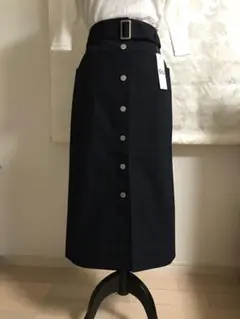 【未使用・タグ付き】GU ウエストベルト ナローミディスカート