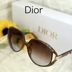 【度入り】ChristianDior サングラス レディース ブラウン系