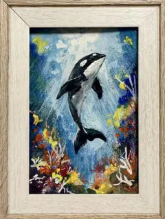 絵画　一点物　油絵　50号　micchan作 絵画 幻想夜空 micchan作 - メルカリ