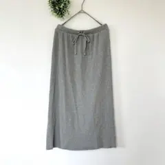 ダブルクローゼット［F］美品◎大人カジュアル◎ウエストゴム◎リブタイトスカートのサムネイル