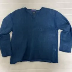 Paul Smith collection 青 Vネック 長袖ニット F