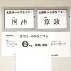 四谷大塚♡全国統一小学生テスト 2年生 2020.11 レア