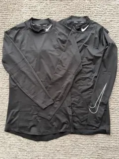 NIKE PRO コンプレッション モックネック トップ 2枚セット L 長袖
