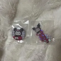 新品未使用 クロミ アクリルスタンド 缶バッジ アクスタ ドンキ限定サンリオのサムネイル