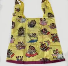 ディズニー　エコバッグ　ガチャガチャ　イエロー