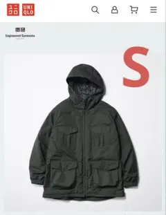 パフテックユーティリティジャケット UNIQLOエンジニアド ガーメンツ緑色S