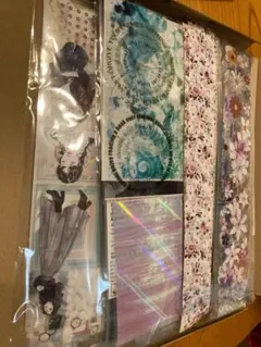 コラージュ素材お裾分け　紙もの　マステ　おまけステッカー　中古です。