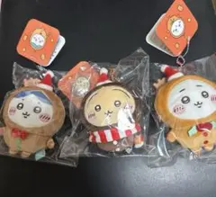 ちいかわ ハチワレ うさぎ クリスマス マスコット ぬいぐるみ ジンジャーマン