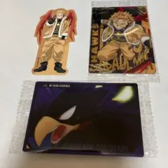 僕のヒーローアカデミア 明治ステッカー　ホークス ウエハース4 ホークス、常闇