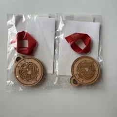 未使用　ツイステ　ウッドチャーム　2個セット　エース