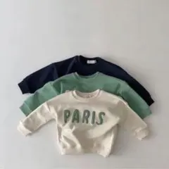 PARIS ロゴトレーナー　トレーナー　73サイズ