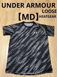 MD アンダーアーマー ウェア Tシャツ ヒートギア 半袖 黒 迷彩 野球 夏